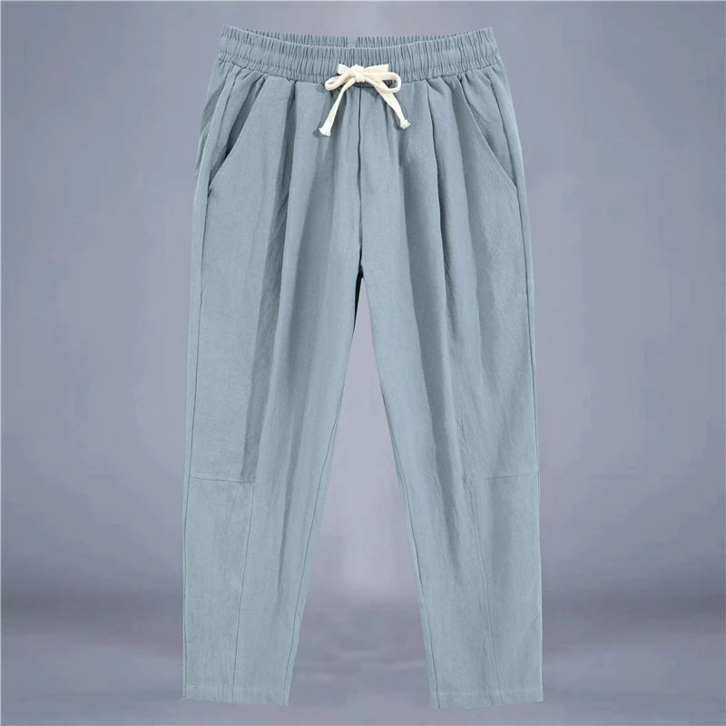 LinenEase Drawstring Pants