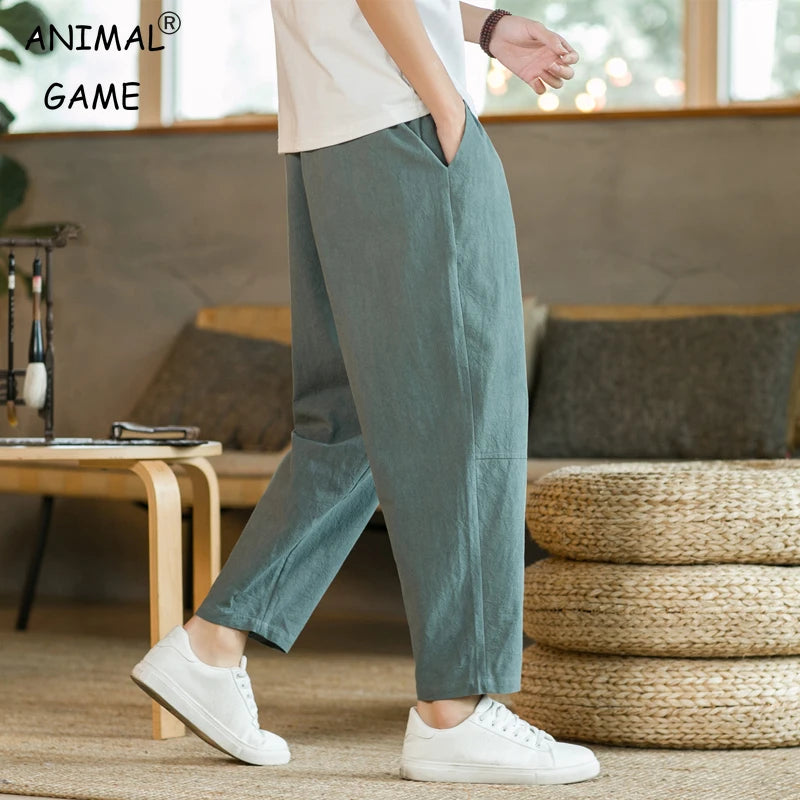 LinenEase Drawstring Pants