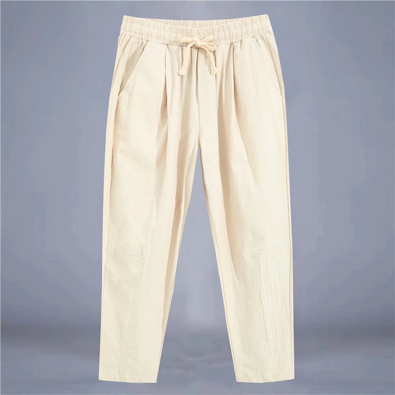 LinenEase Drawstring Pants